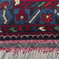 Afghan Hand Knitted Wool Woven Scatter Rug 3ft x 2ft (KM-A-3X2-B/R/W-N) Khal Muhammadi (Andkhoy)