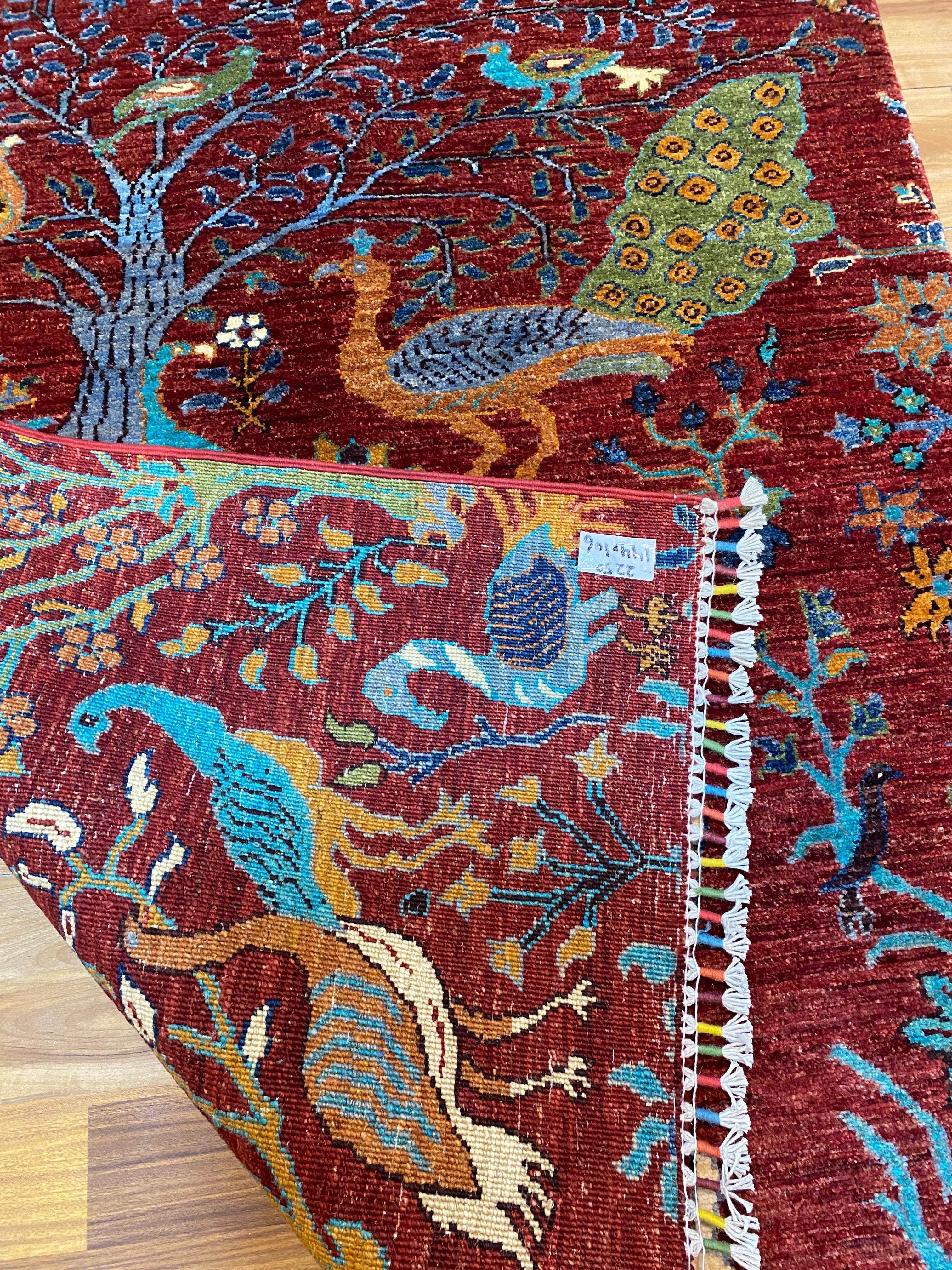 Handwoven Persian Rug 144cm x 106cm – Traditional Carpet with Earthy Colors, Wall Hanging, Entryway & Bedroom Decor
