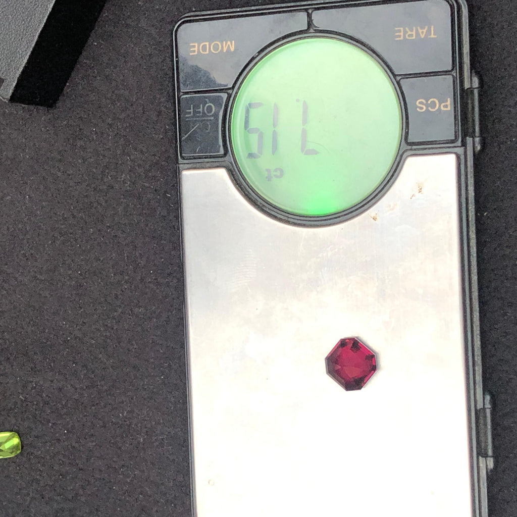Natural Umbalite Garnet – Rare Purplish Red Gemstone | Collector’s Choice Loose Stone, 7.15Ct