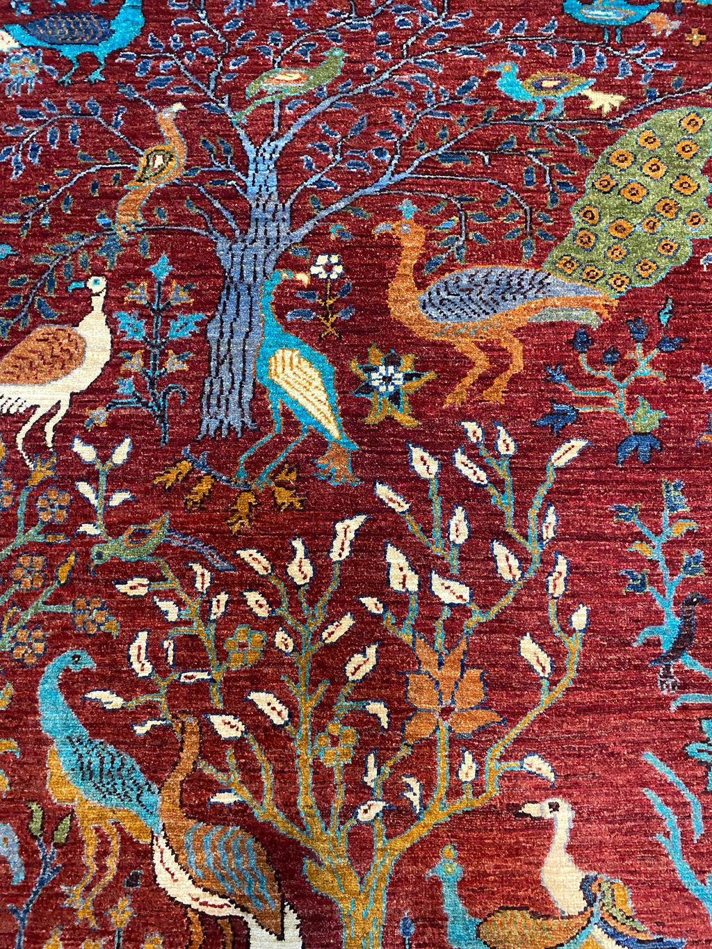 Handwoven Persian Rug 144cm x 106cm – Traditional Carpet with Earthy Colors, Wall Hanging, Entryway & Bedroom Decor