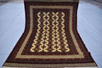 5.4x3.10 Ft Afghan Handmade Rug,100% Wool rug, Rugs For Living Room, Bedroom Rug , Yamood Pattern, Herati Oriental Rug