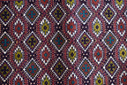 Vintage Area Rug, 7.0 x 4.6 Ft, Gorgeous Handmade Afghan Turkmen Bostan Goll 100% Wool Traditional Flat WeaveAfghan rug, Vintage afghan rug