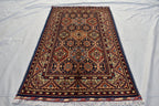 3x5 Kashi Handwoven Afghan Rug, Oriental Tribal Wool Rug, Multicolors Vibrant Rug, Living room Rug, Hallway Rug, Bedroom Rug Free shipping