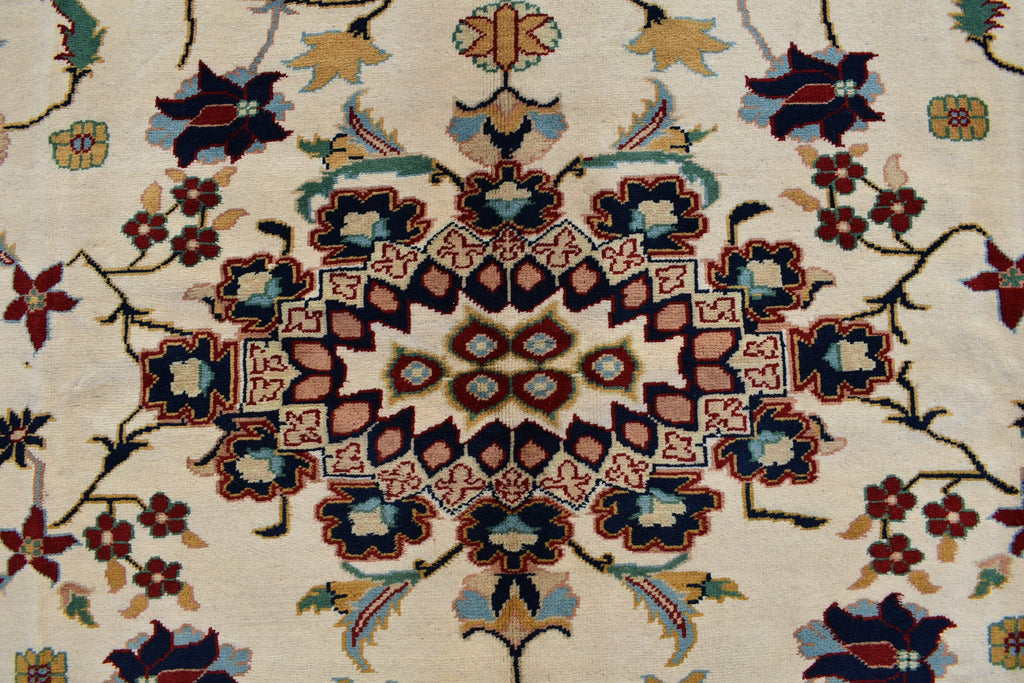 5x7Ft, Afghan Kashmiri Wool Rug | High Pile Soft Wool Tribal Floral Carpet | Handmade Turkoman Oriental Area Rug for Living Room, Bedroom