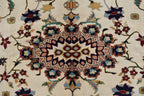 5x7Ft, Afghan Kashmiri Wool Rug | High Pile Soft Wool Tribal Floral Carpet | Handmade Turkoman Oriental Area Rug for Living Room, Bedroom