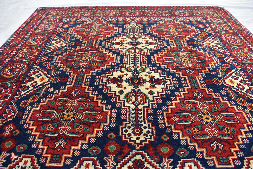 Square rug, 4.5 x 4.2 Ft, Beautiful Handmade Afghan Rug, Oriental Square Area Rug, High Quality rug, 100% Handspun Wool rug, free shipping