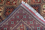 Squair rug 4x5Ft, Top Quality Gorgeous, Handmade Afghan rug, Afghan Turkmen, 100%Wool, Oriental rug, Rug for Living Room, Bedroom Rug