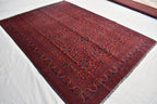 7X10Afghan Bukhara rug, 9.3 x 6.7 Ft, Discounted Price, Handmade Rug, Khal Mohammadi, Area Rug, Oriental, Large Afghan rug, Turkmen Rug