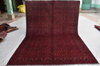 7X10Afghan Bukhara rug, 9.3 x 6.7 Ft, Discounted Price, Handmade Rug, Khal Mohammadi, Area Rug, Oriental, Large Afghan rug, Turkmen Rug