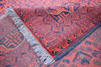 7X10Afghan Bukhara rug, 9.3 x 6.7 Ft, Discounted Price, Handmade Rug, Khal Mohammadi, Area Rug, Oriental, Large Afghan rug, Turkmen Rug