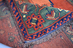 6.11 x 3.10 Turkmen Carpet/Turkmen Rug, Handmade, Brand 100% Wool High Quality, Kitchen Rug, Hallway Rug, Entryway Rug, Wall Hanging Rug