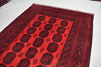 7x10ft, Afghan Elephant Foot Gul Antique Rug Turkmen Pile Pattern Bedroom Hand knotted rug Free shipping Discounted Area & Floor rug
