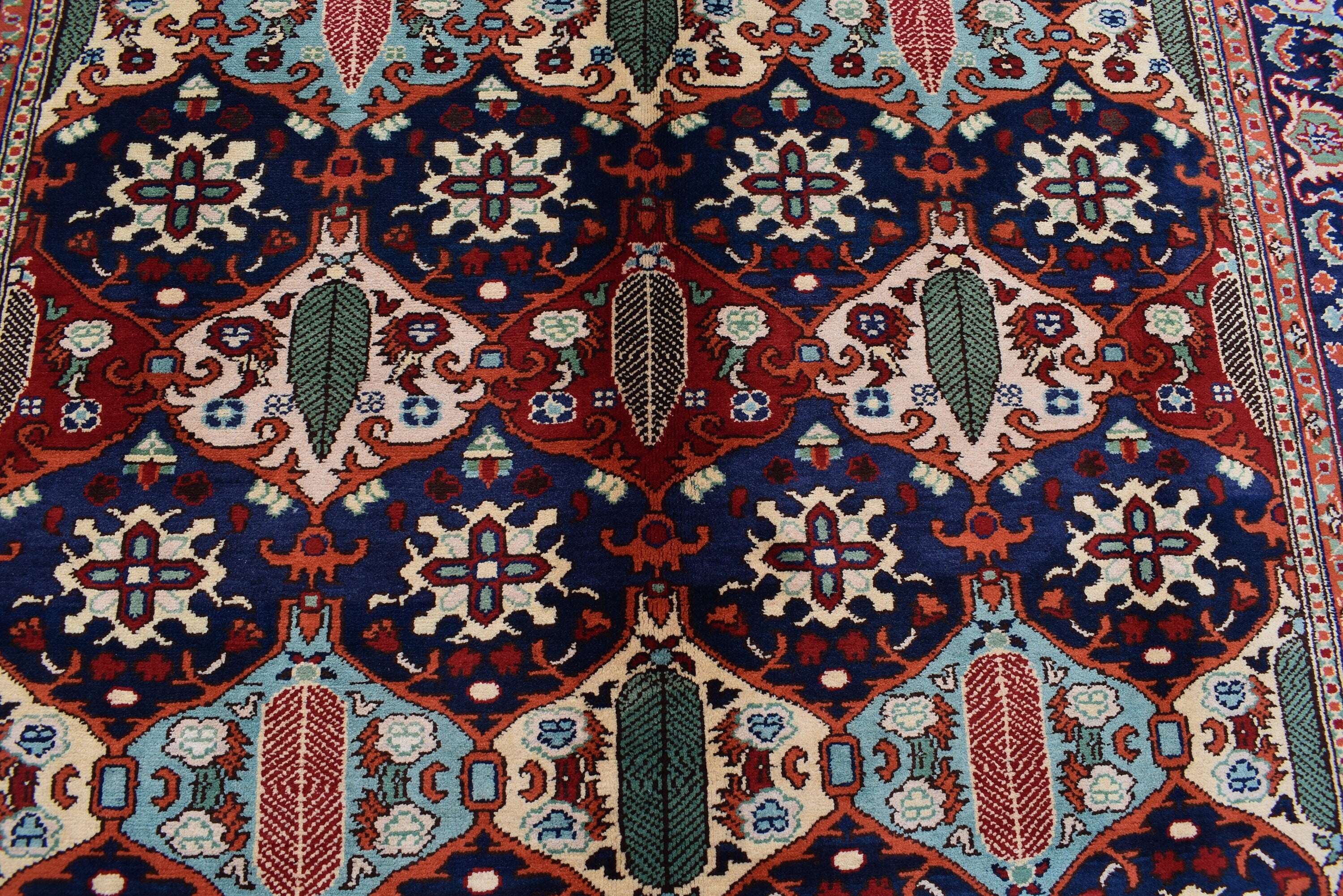 6.7 x 5.0 Ft High Quality Afghan Turkmen Handmade Rug, Kashi Maranus Rug, Rugs For Living Room, Perfect For Bedroom, Bohemian Home Decor