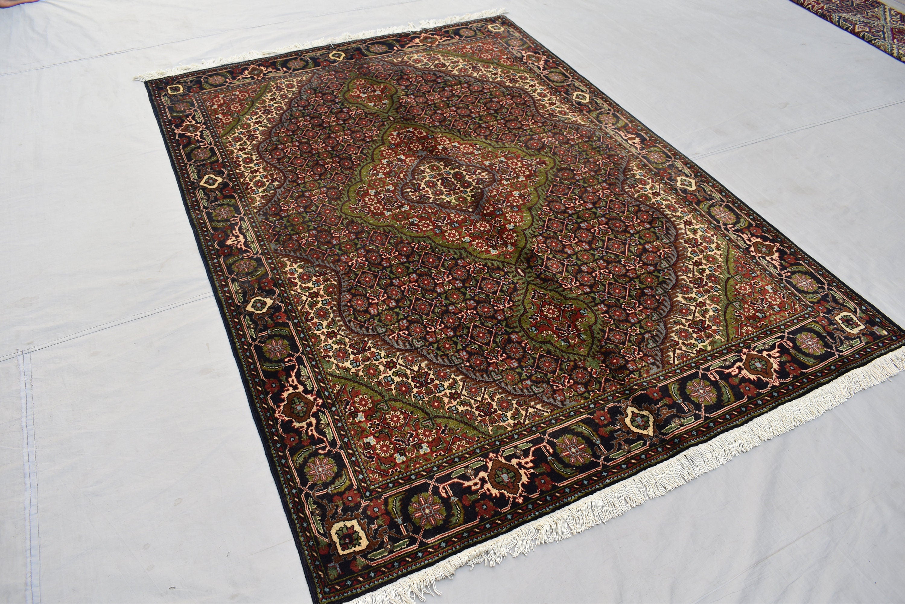 5x7 Afghan Handmade Tabriz Rug, High Quality Rug in High Demand, Rugs For Living Room, Bedroom Rug, Dining Room Rug 6.8x4.9 ft
