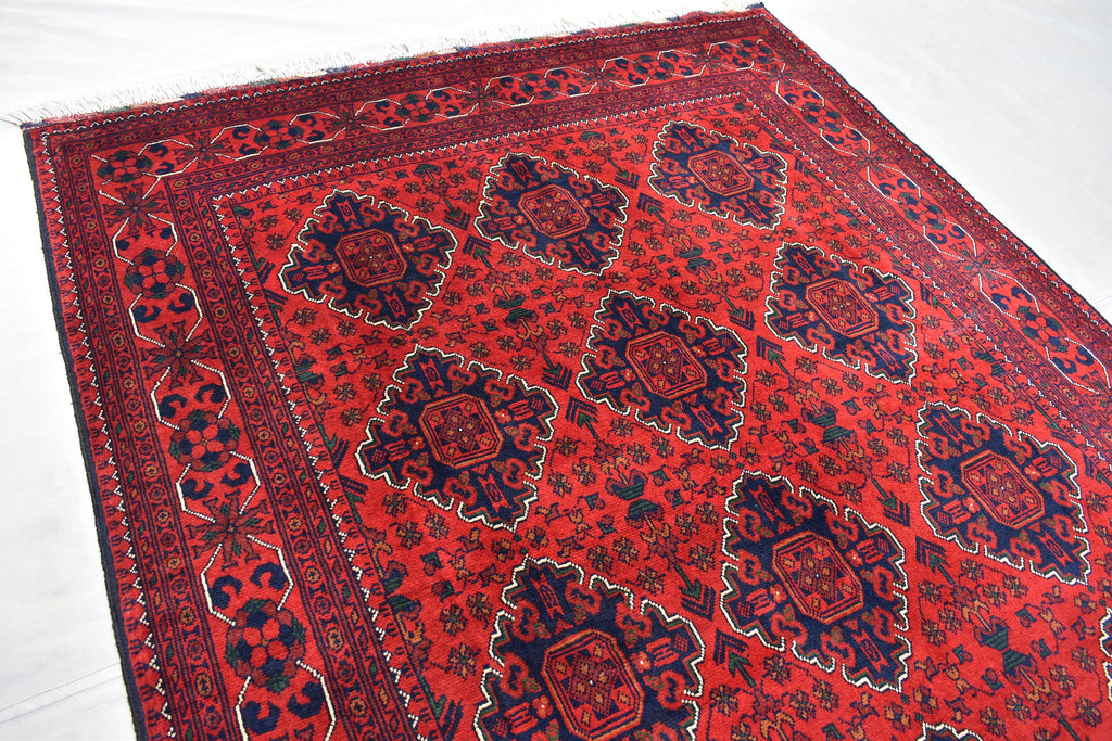 5x7 Afghan Khal Mohadmi Bokhara Rug Turkmen Tribal Traditional 100% Wool Rug,Bokhara Rug Living Room Area Oriental Rug