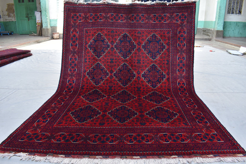 5x7 Afghan Khal Mohadmi Bokhara Rug Turkmen Tribal Traditional 100% Wool Rug,Bokhara Rug Living Room Area Oriental Rug