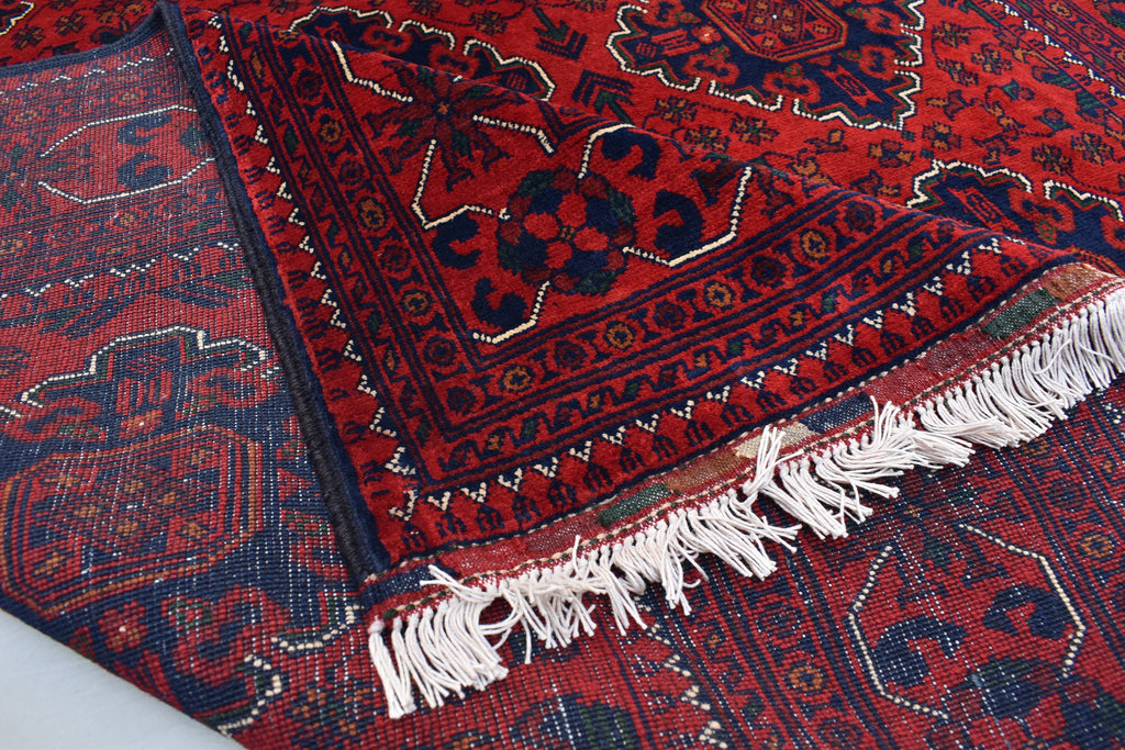 5x7 Afghan Khal Mohadmi Bokhara Rug Turkmen Tribal Traditional 100% Wool Rug,Bokhara Rug Living Room Area Oriental Rug