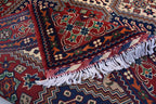 6.8 x 5.0 Ft Afghan Rug Top Quality Oriental Rug Gorgrous Hand Knotted Wool Natural Veg Dye Turkmen Tribal Bukhara Living Room Rug
