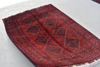 5x7 Handmade Afghan Carpet Gorgeous Rug Turkmen Tribal Traditional 100% Wool Rug Bokhara Rug Living Room Area Oriental Rug