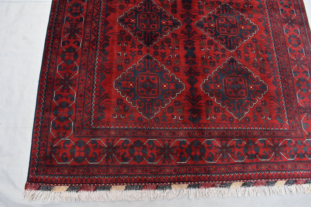 5x7 Handmade Afghan Carpet Gorgeous Rug Turkmen Tribal Traditional 100% Wool Rug Bokhara Rug Living Room Area Oriental Rug