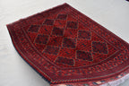 5x7 Handmade Afghan Carpet, Gorgeous Rug, Turkman Tribal Traditional 100%Wool, Bokhara Rug, Rugs For Living Room, Dining Room Rug 6.9x4.11