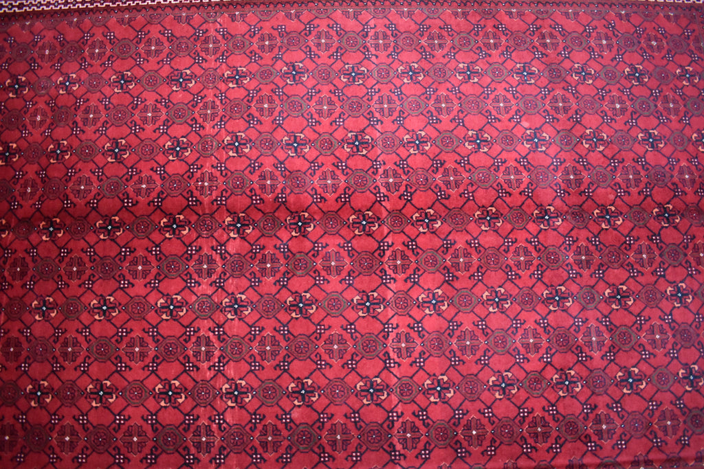 9.10 x 6.7 Ft Afghan Handmade Bashiri Rug Turkmen Wool 100% Rug Turkmen Vintage Rug Living Room Rug