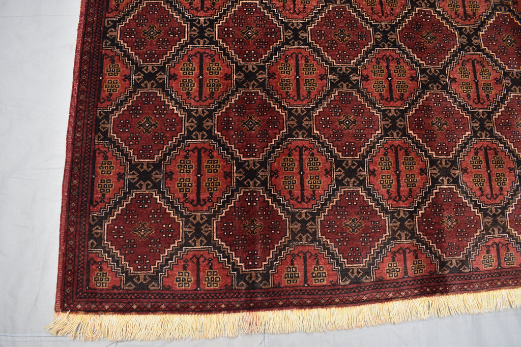 8.0 x 6.0 Ft Tekke Turkmen Oriental Bedjar Wool Rug Living Room Rug Bedroom Rug Antique Hand knotted Wool Rug Vintage Rug