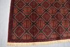 8.0 x 6.0 Ft Tekke Turkmen Oriental Bedjar Wool Rug Living Room Rug Bedroom Rug Antique Hand knotted Wool Rug Vintage Rug