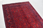 5x7 Afghan Bukhara Rug, Afghan Handmade Wool Rug, Oriental Turkoman Hand-knotted Wool Rug, Living Room Rug, Bedroom Rug, Afghan Rug
