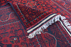 7.5×4.11 Ft Afghan Bukhara Rug, Afghan Handmade Wool Rug, Oriental Turkoman Hand-knotted Wool Rug, Living Room Rug, Bedroom Rug, Afghan Rug