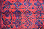 7x5 Afghan Bukhara Rug, Turkmen handmade Wool Rug, Rugs For Living Room, Bedroom Rug, Perfect For Dining Room-Bohemian Decor 6.9x5.0 ft