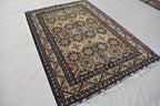 Afghan rug 6.2 x 4.10 Ft, High-Quality Afghan Turkman, Handmade Rug, Hand-knotted Bukhara Rug, Bedroom rug ,Area Rug, Oriental Living Room
