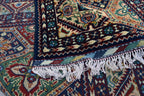 Afghan rug 6.2 x 4.10 Ft, High-Quality Afghan Turkman, Handmade Rug, Hand-knotted Bukhara Rug, Bedroom rug ,Area Rug, Oriental Living Room