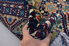 Afghan rug 6.2 x 4.10 Ft, High-Quality Afghan Turkman, Handmade Rug, Hand-knotted Bukhara Rug, Bedroom rug ,Area Rug, Oriental Living Room
