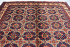 Bokhara 5x7 Ft, Hand Knotted High Quality Wool Rug- Multi Color Rugs For Living Room- Turkoman Tribal Rug 5X7- High Pile Soft Wool Area Rugs