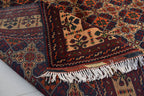Bokhara 5x7 Ft, Hand Knotted High Quality Wool Rug- Multi Color Rugs For Living Room- Turkoman Tribal Rug 5X7- High Pile Soft Wool Area Rugs