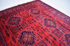 6x9 Bukhara Handwoven Afghan Rug, Authentic Luxurious and timeless, Perfect for Modern and Traditional Homes, Free shipping- 5.10x8.10 ft