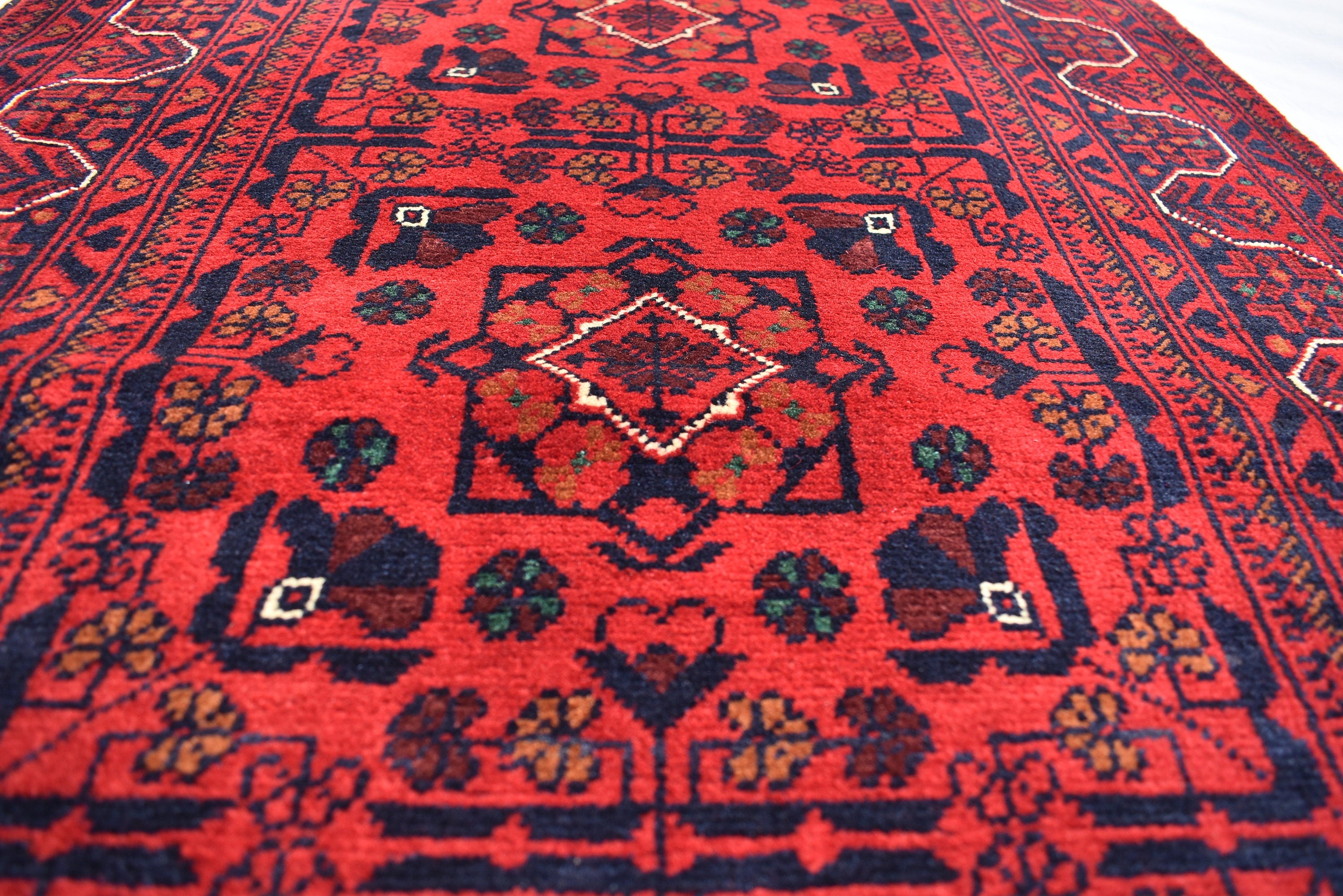 3x16Ft Long Afghan Hallway Runner, Extra Long Handmade Afghan Runner, High Quality 100% Wool Turkmen Runner, Entryway Oriental Runner Rug