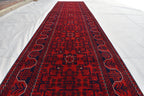 19.7x2.7Ft Long Runner Best Quality Turkmen Khamyab Khal Mohammadi Bokhara Runner Afghan Handmade Wool Oriental Hallway runner, Entryway Rug