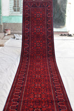 19.7x2.7Ft Long Runner Best Quality Turkmen Khamyab Khal Mohammadi Bokhara Runner Afghan Handmade Wool Oriental Hallway runner, Entryway Rug
