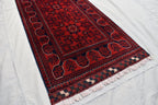 19.7x2.7Ft Long Runner Best Quality Turkmen Khamyab Khal Mohammadi Bokhara Runner Afghan Handmade Wool Oriental Hallway runner, Entryway Rug