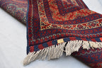12.11x2.11 Afghan Turkmen Bukhara Runner Rug Handmade, Hallway Runner, Oriental Runner, Entryway Rug, Corridor Runner