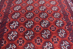 3x13ft, Afghan Handmade Runner Afghan Turkmen Bokhara 100% Wool Runner Handmade Afghan Hallway Runner Oriental Rug, 385x82 ft