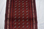 3x13ft, Afghan Handmade Runner Afghan Turkmen Bokhara 100% Wool Runner Handmade Afghan Hallway Runner Oriental Rug, 385x82 ft
