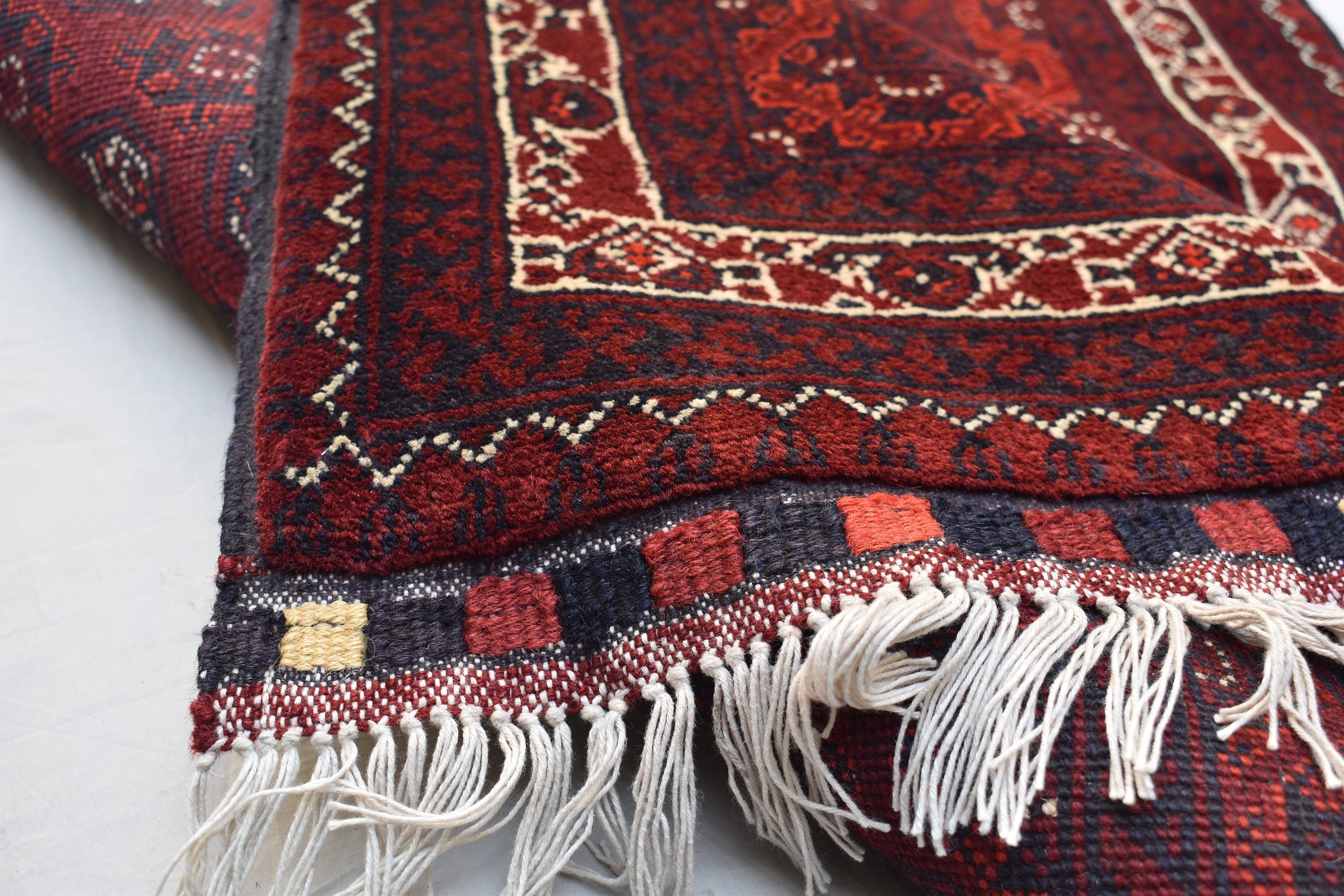3x13ft, Afghan Handmade Runner Afghan Turkmen Bokhara 100% Wool Runner Handmade Afghan Hallway Runner Oriental Rug, 385x82 ft