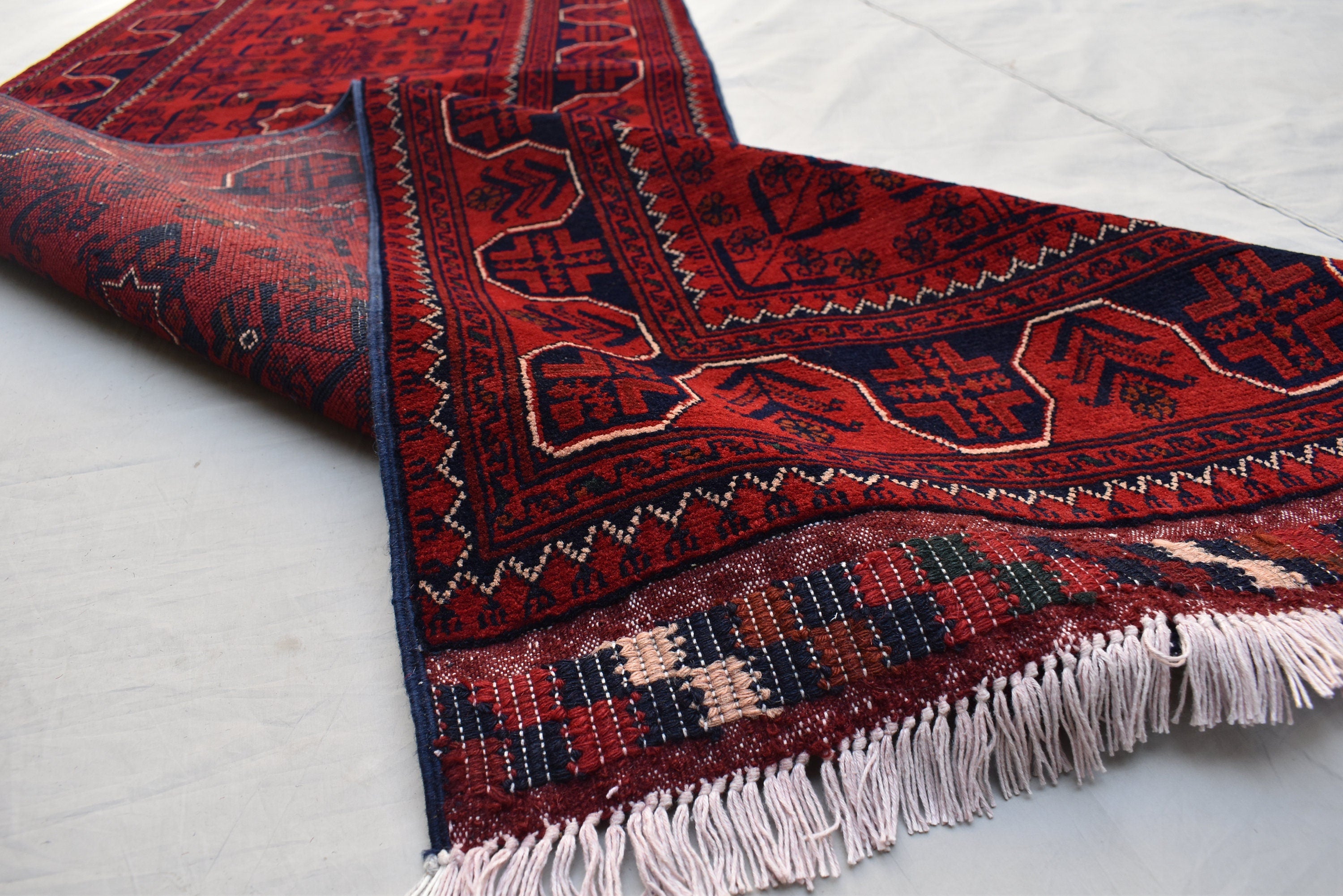 3x20Ft, Long Runner Best Quality Turkmen Khamiyab Khal Mohammadi Bokhara Runner Afghan Handmade Wool Oriental Hallway runner 600x78 cm