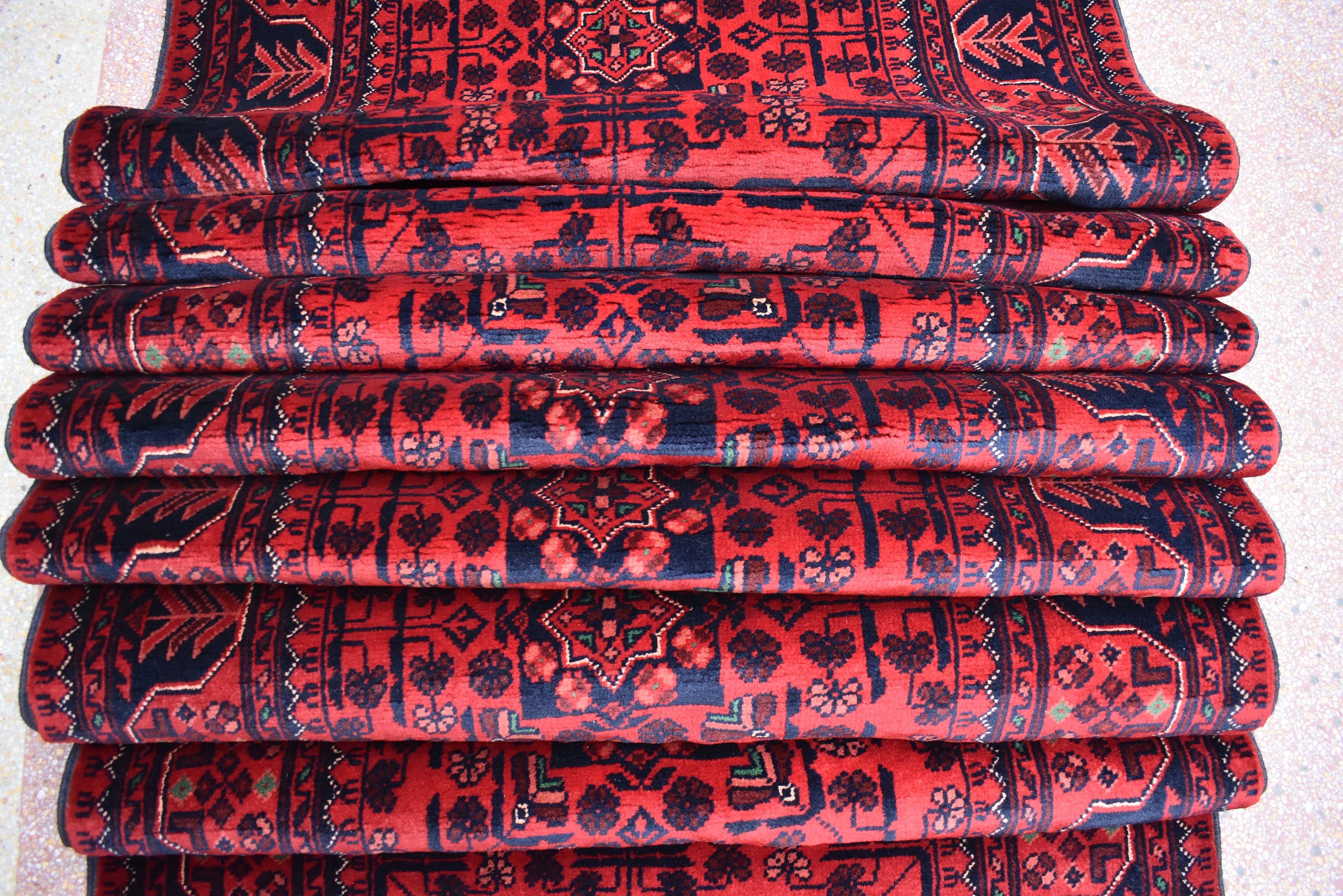 31.6 x 2.9 Ft Long Runner Best Quality Turkmen Khamiyab Khal Mohammadi Bokhara Runner Afghan Handmade Wool Oriental Hallway runner