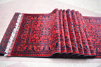 31.6 x 2.9 Ft Long Runner Best Quality Turkmen Khamiyab Khal Mohammadi Bokhara Runner Afghan Handmade Wool Oriental Hallway runner