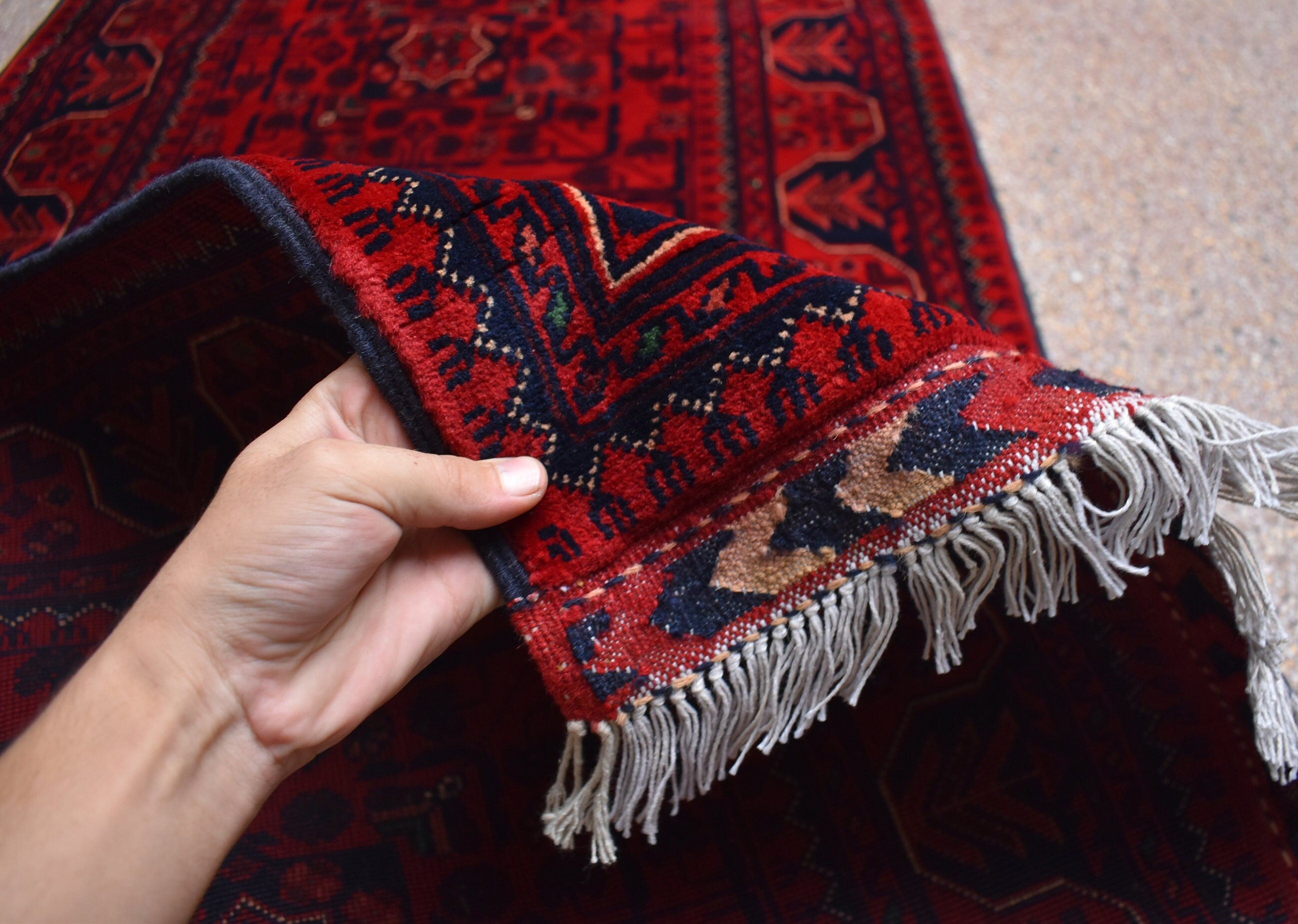 31.6 x 2.9 Ft Long Runner Best Quality Turkmen Khamiyab Khal Mohammadi Bokhara Runner Afghan Handmade Wool Oriental Hallway runner