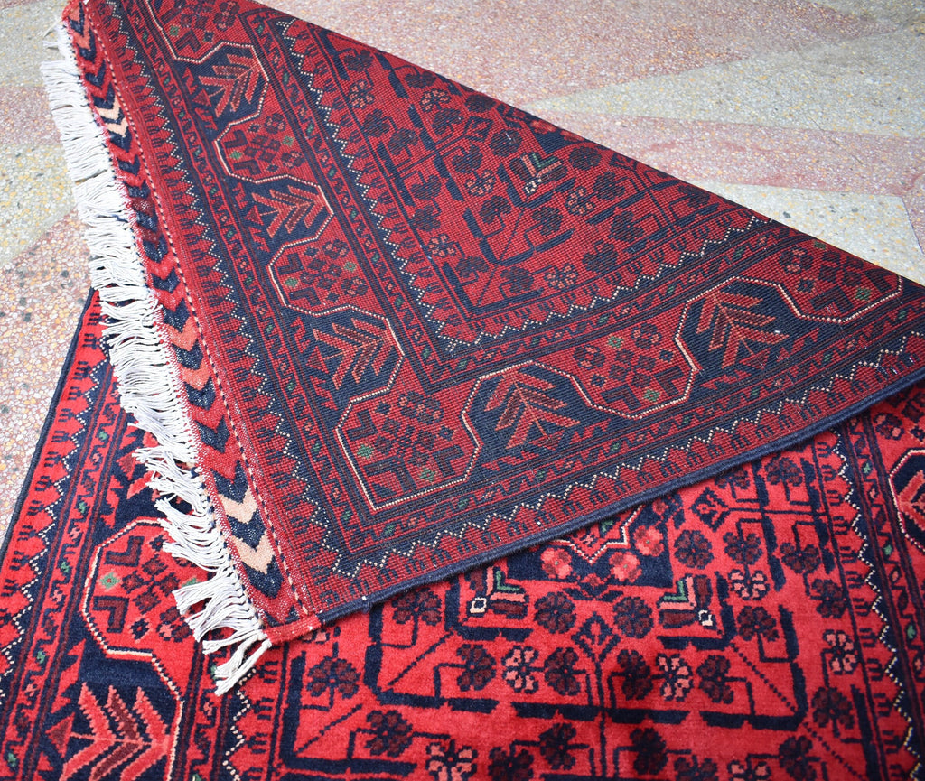 31.6 x 2.9 Ft Long Runner Best Quality Turkmen Khamiyab Khal Mohammadi Bokhara Runner Afghan Handmade Wool Oriental Hallway runner
